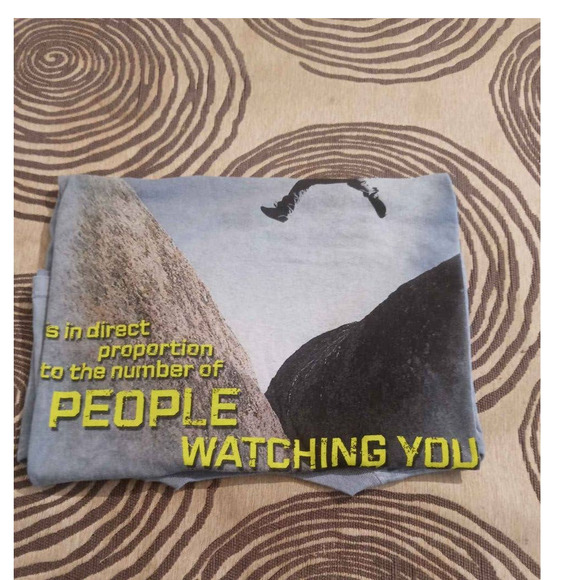 The Mountain Tie Dye T Shirt - Size XL -"Mountain Life"/"The Level of Stupidity" - Picture 7 of 7